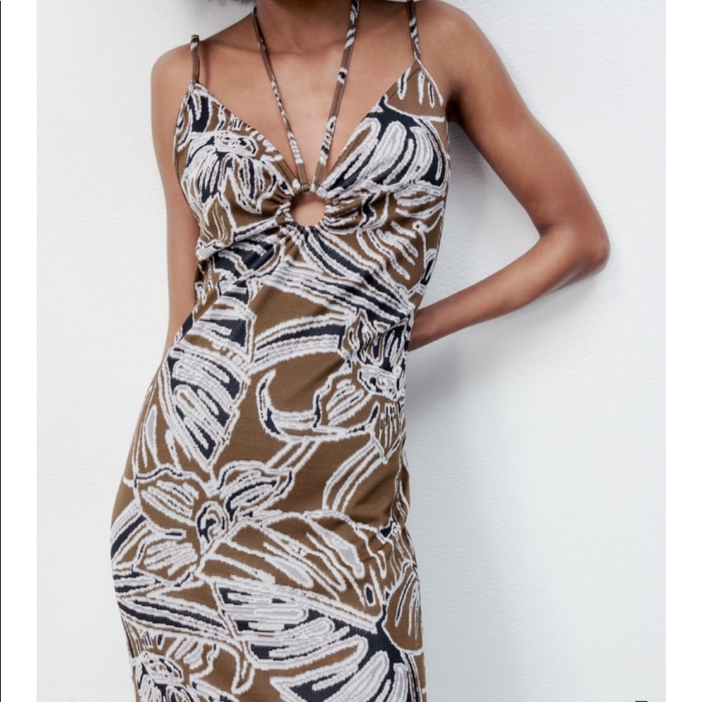 Zara Jacquard Dress